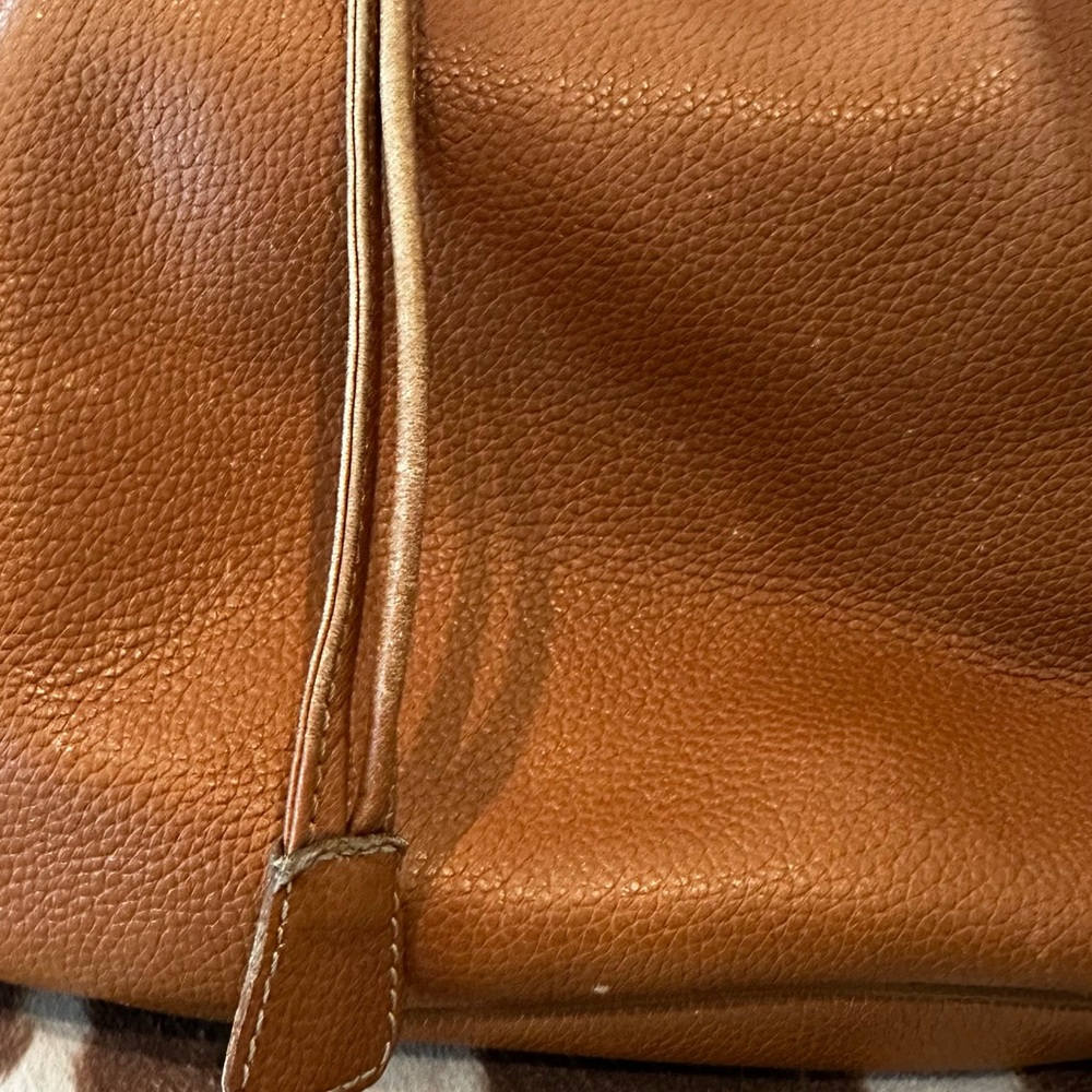 Longchamp Brown Leather Drawstring Backpack - image 4
